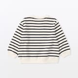 ベビー　あたまするっと　接結編みスウェットシャツ