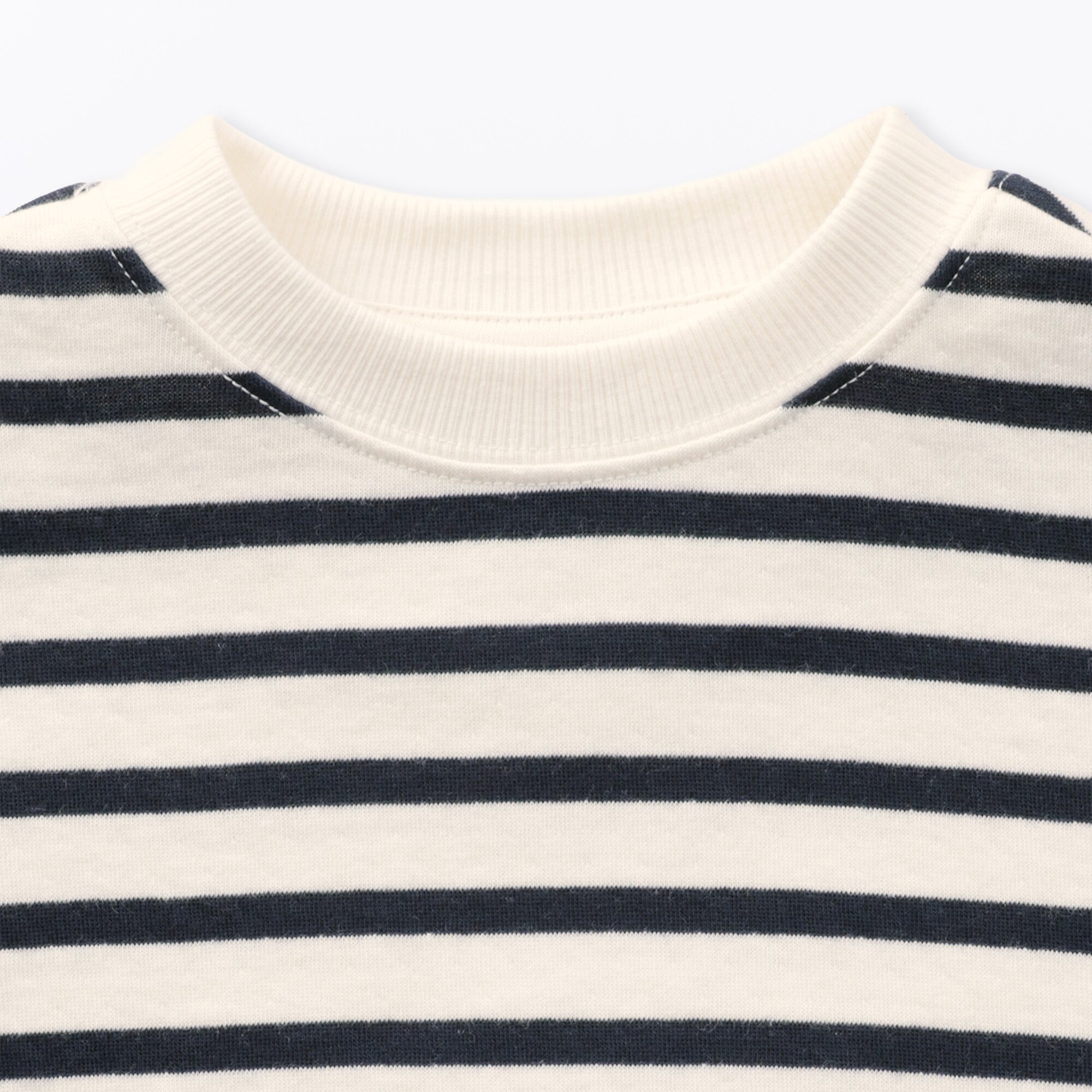 ベビー　あたまするっと　接結編みスウェットシャツ