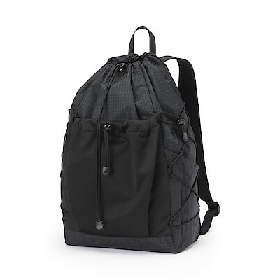 撥水　リップストップ　リュックサック