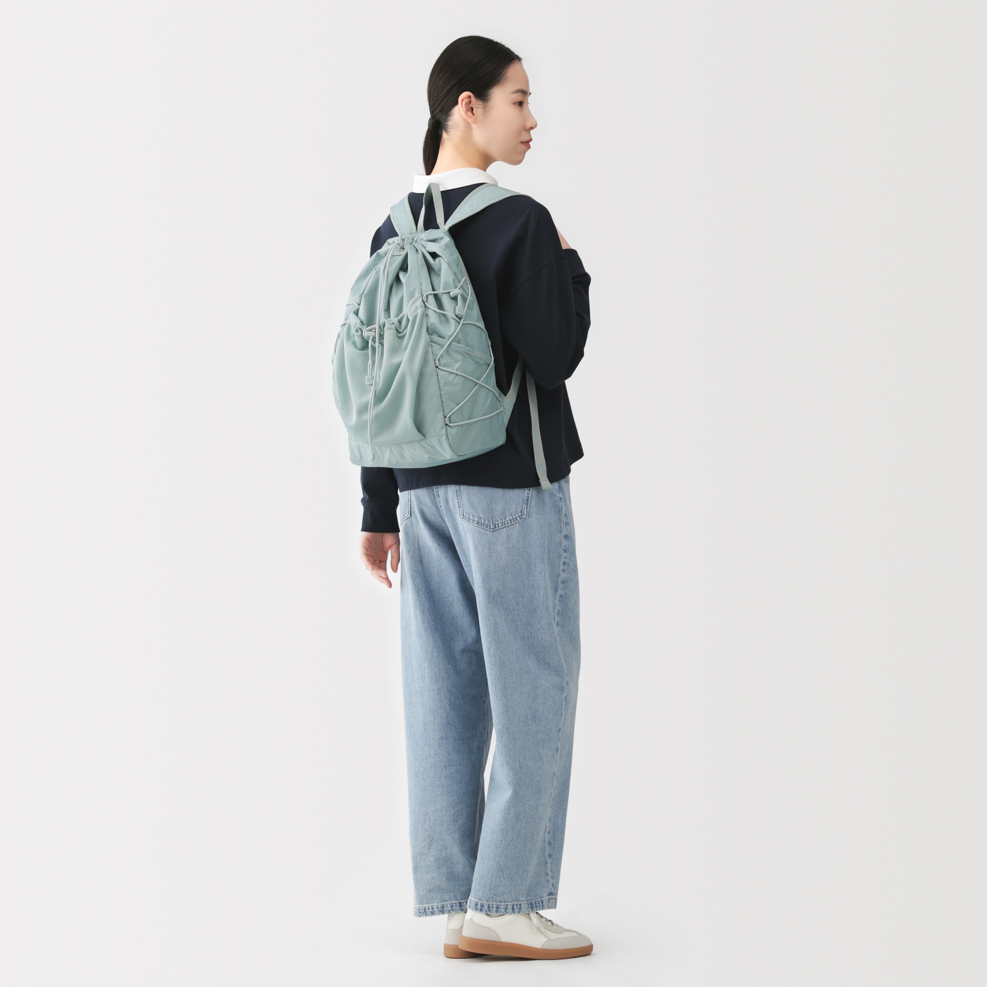 撥水　リップストップ　リュックサック