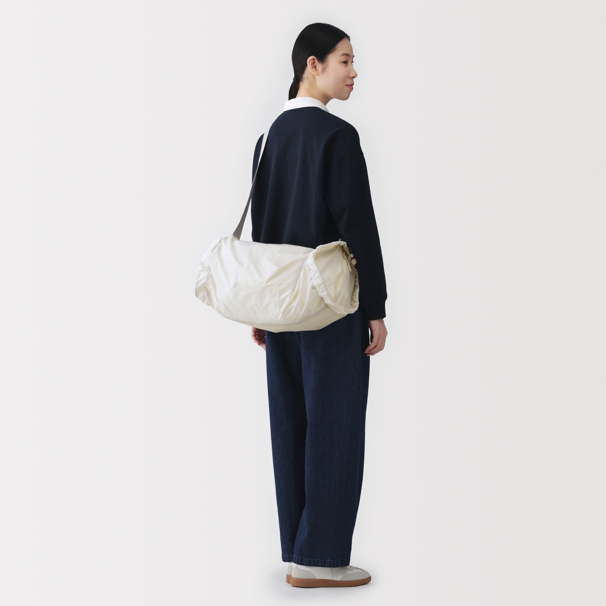 撥水　リップストップ　ショルダーバッグ