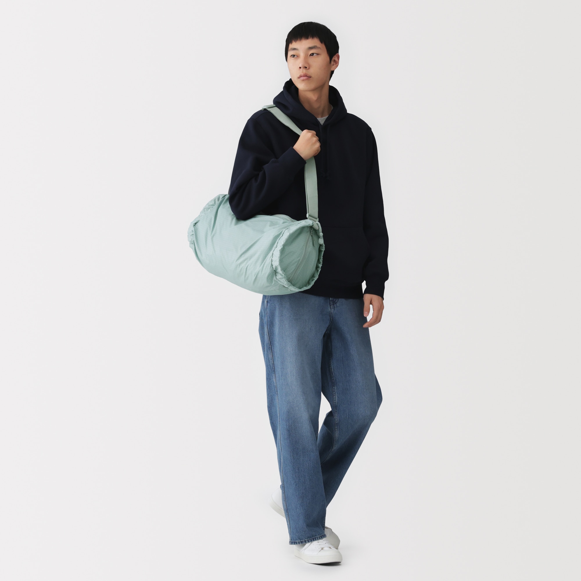 撥水　リップストップ　ショルダーバッグ