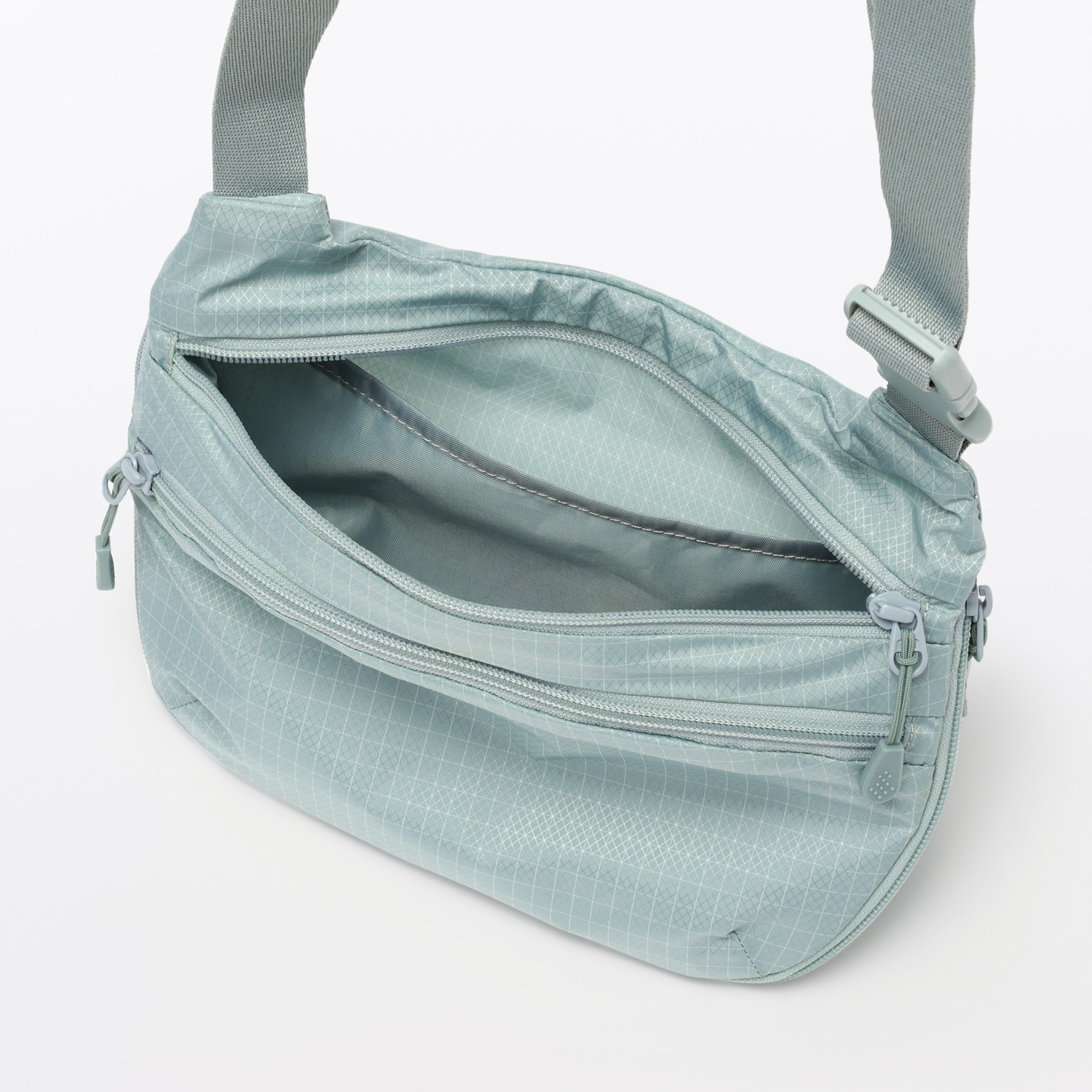 撥水　リップストップ　ミニ　ショルダーバッグ