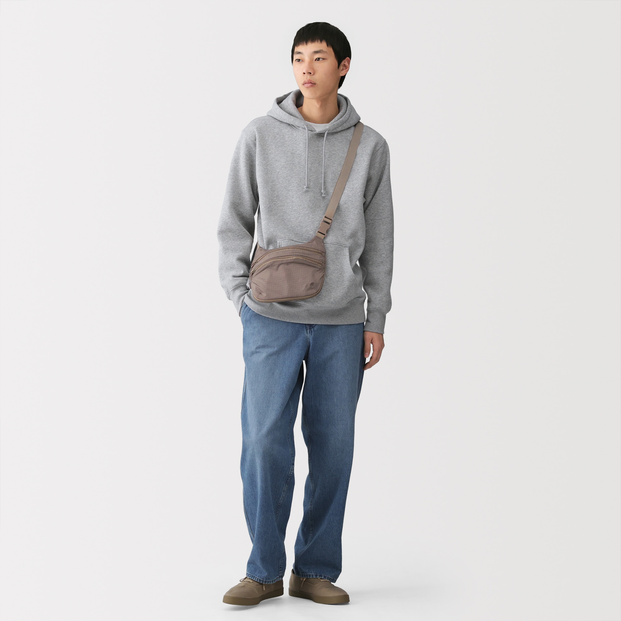 撥水　リップストップ　ミニ　ショルダーバッグ