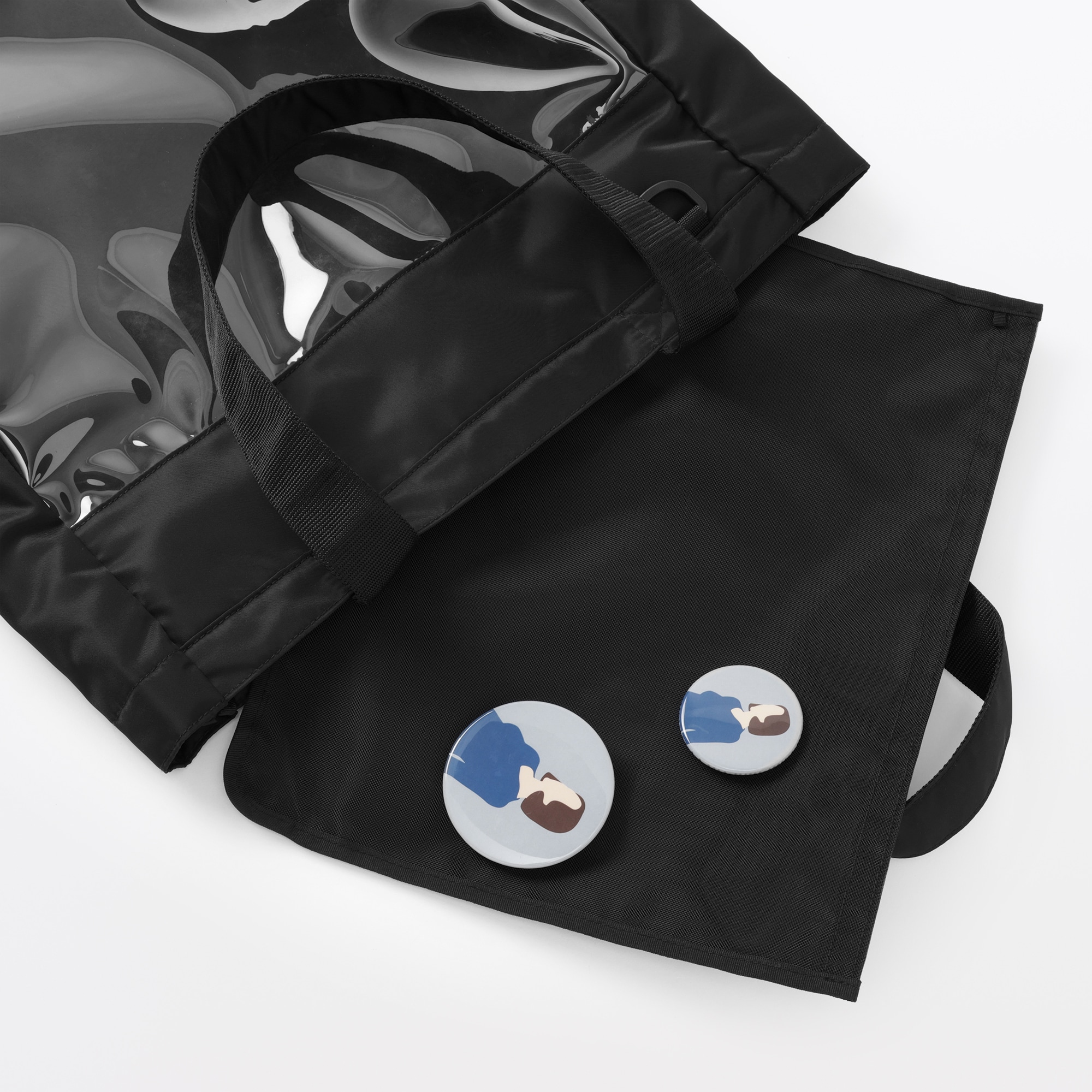 撥水　再生ナイロン　推しごと　トートバッグ