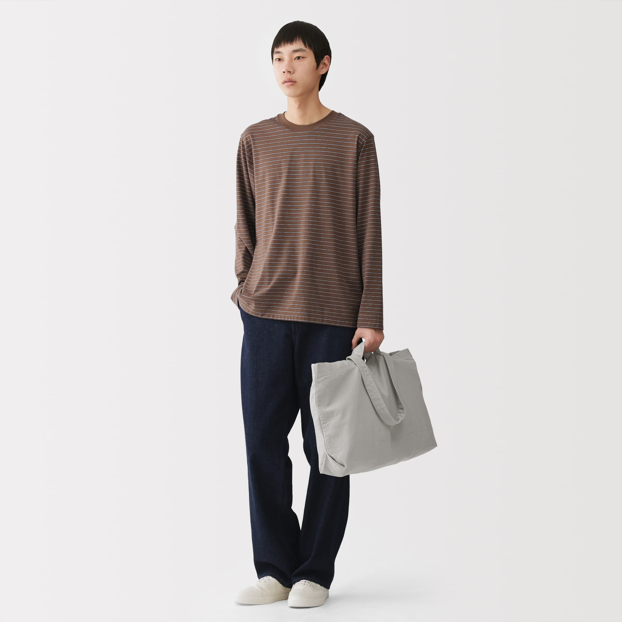 綿　製品洗い　横型　トートバッグ