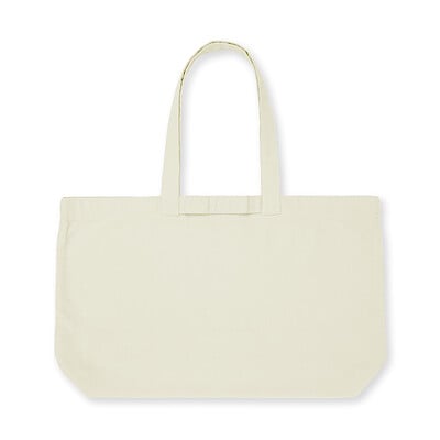 【５月中旬発売予定】綿　製品洗い　横型　トートバッグ