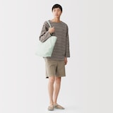 綿　製品洗い　横型　トートバッグ