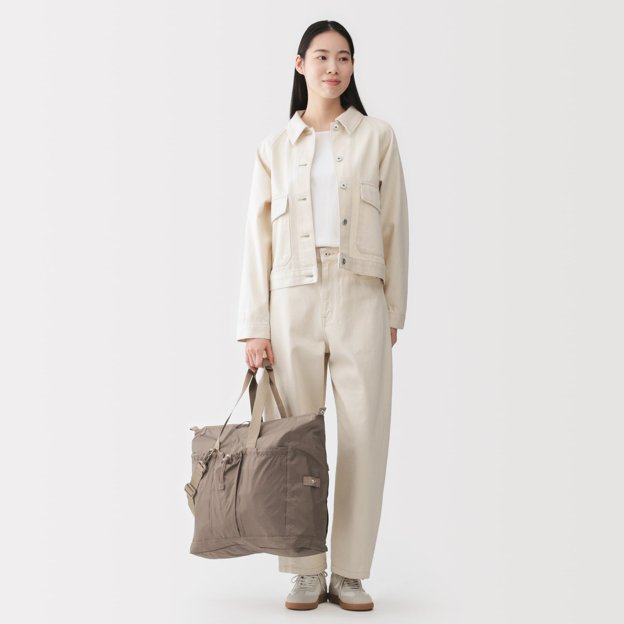 撥水 リップストップ ボストンバッグ | 無印良品