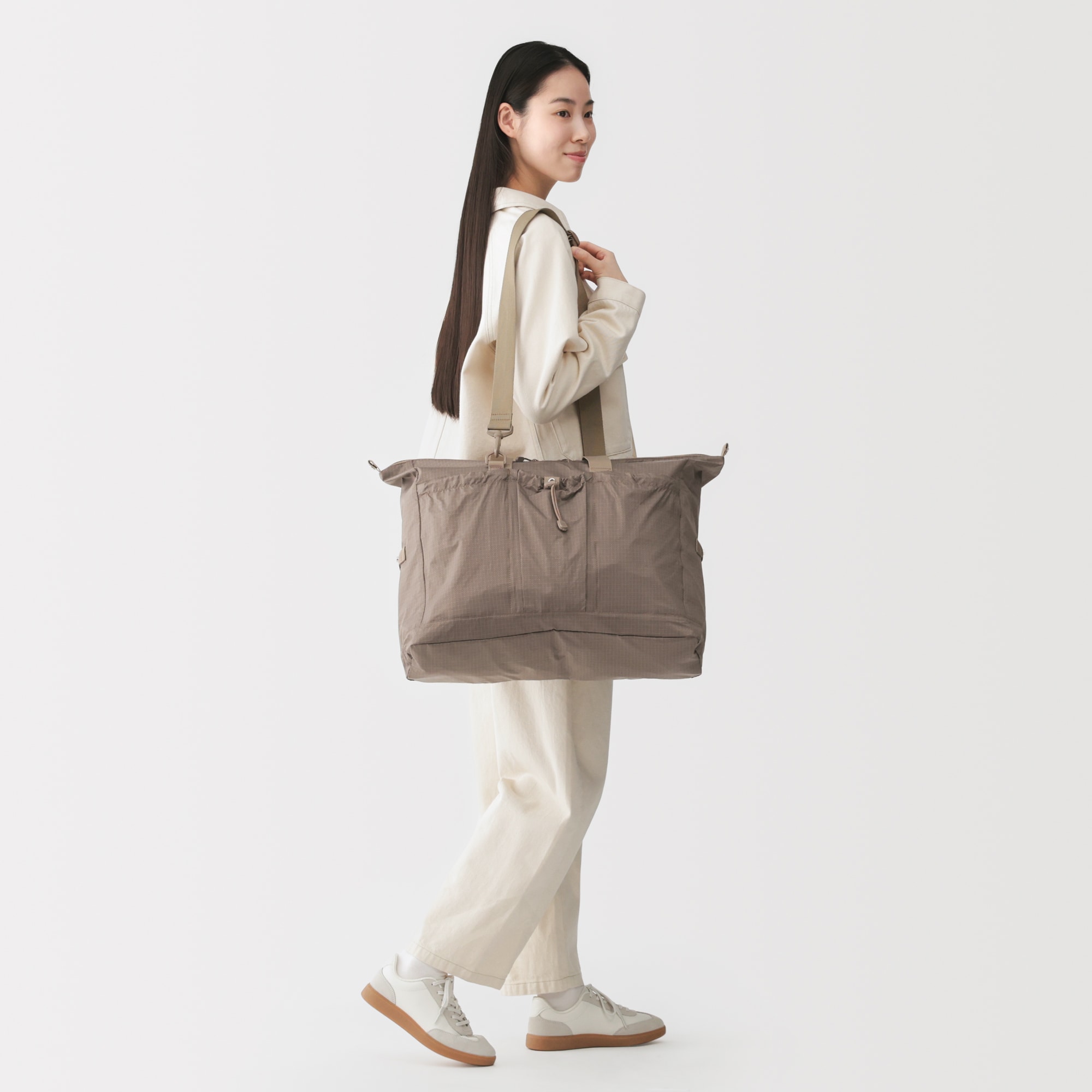 撥水 リップストップ ボストンバッグ | 無印良品