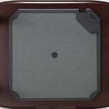 楕円こたつ・本体・フラットヒーター／ダークブラウン