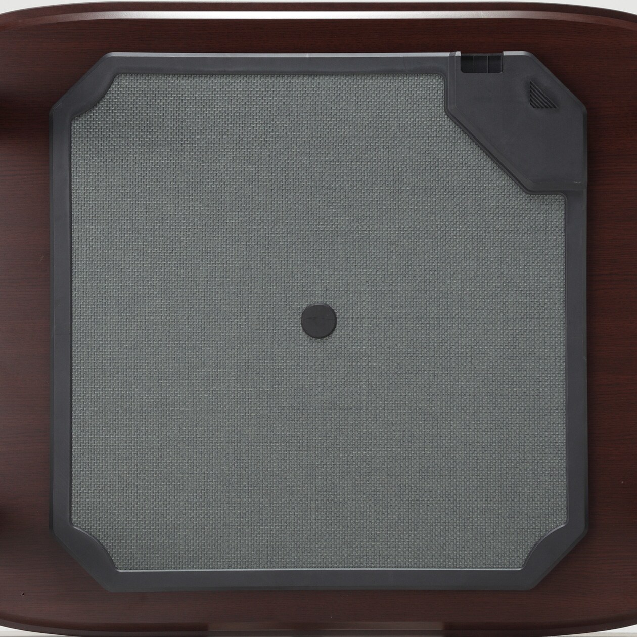 楕円こたつ・本体・フラットヒーター／ダークブラウン