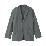 紳士　風を通すストレッチサッカージャケット