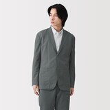 紳士　風を通すストレッチサッカージャケット