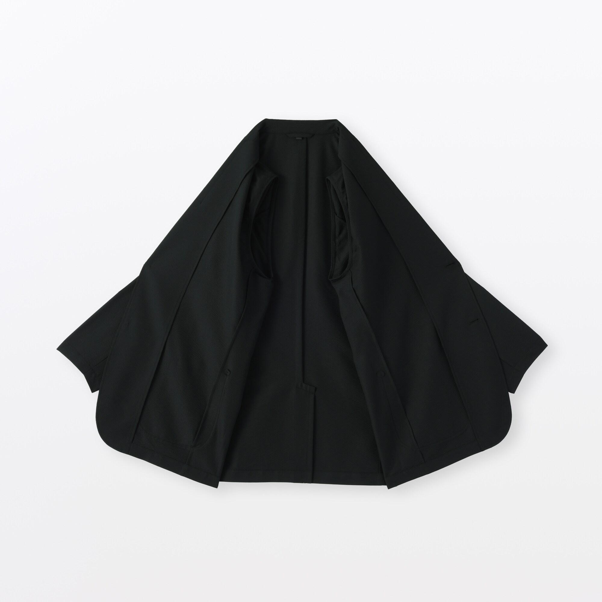 紳士　風を通すストレッチサッカージャケット