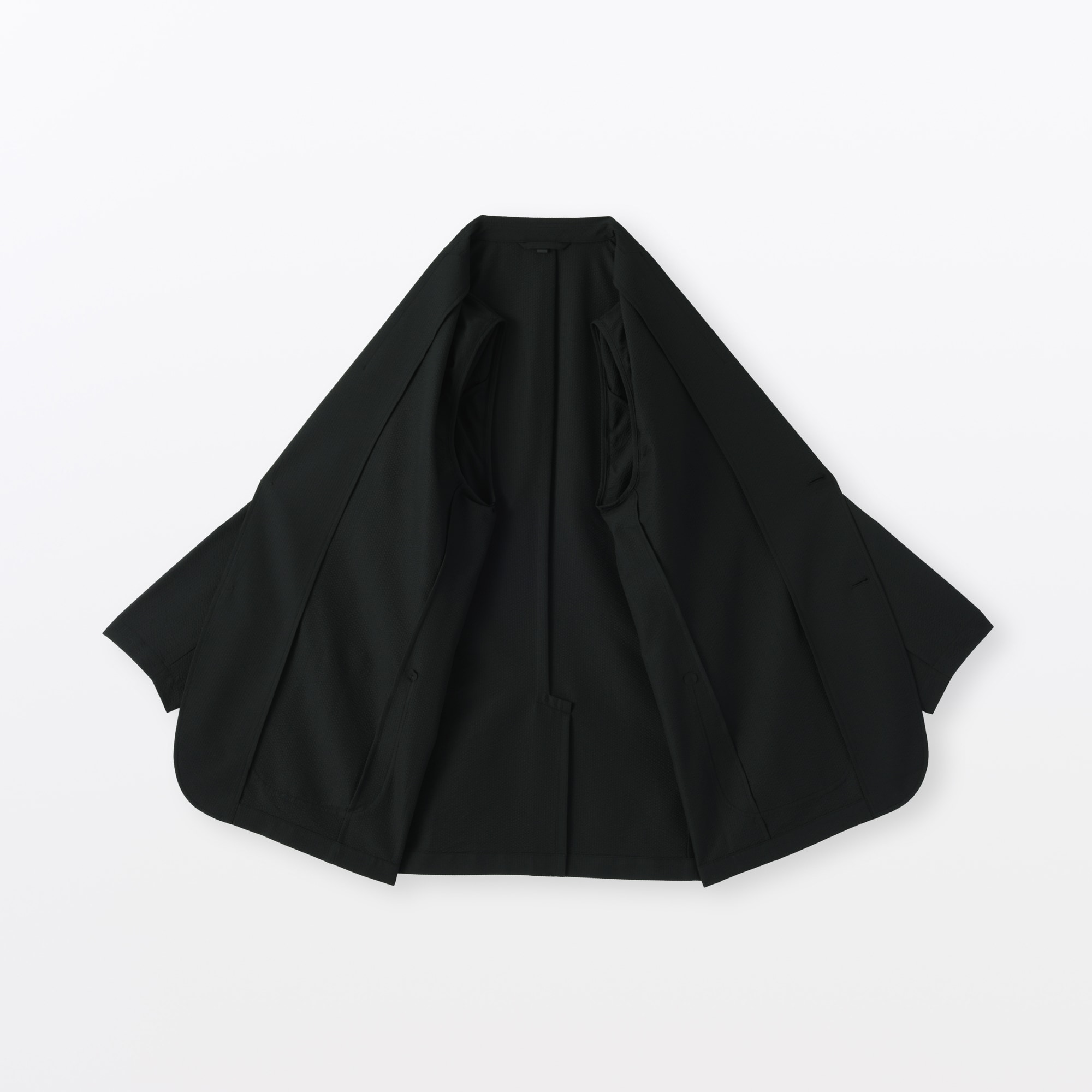 紳士　風を通すストレッチサッカージャケット