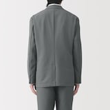 紳士　風を通すストレッチサッカージャケット