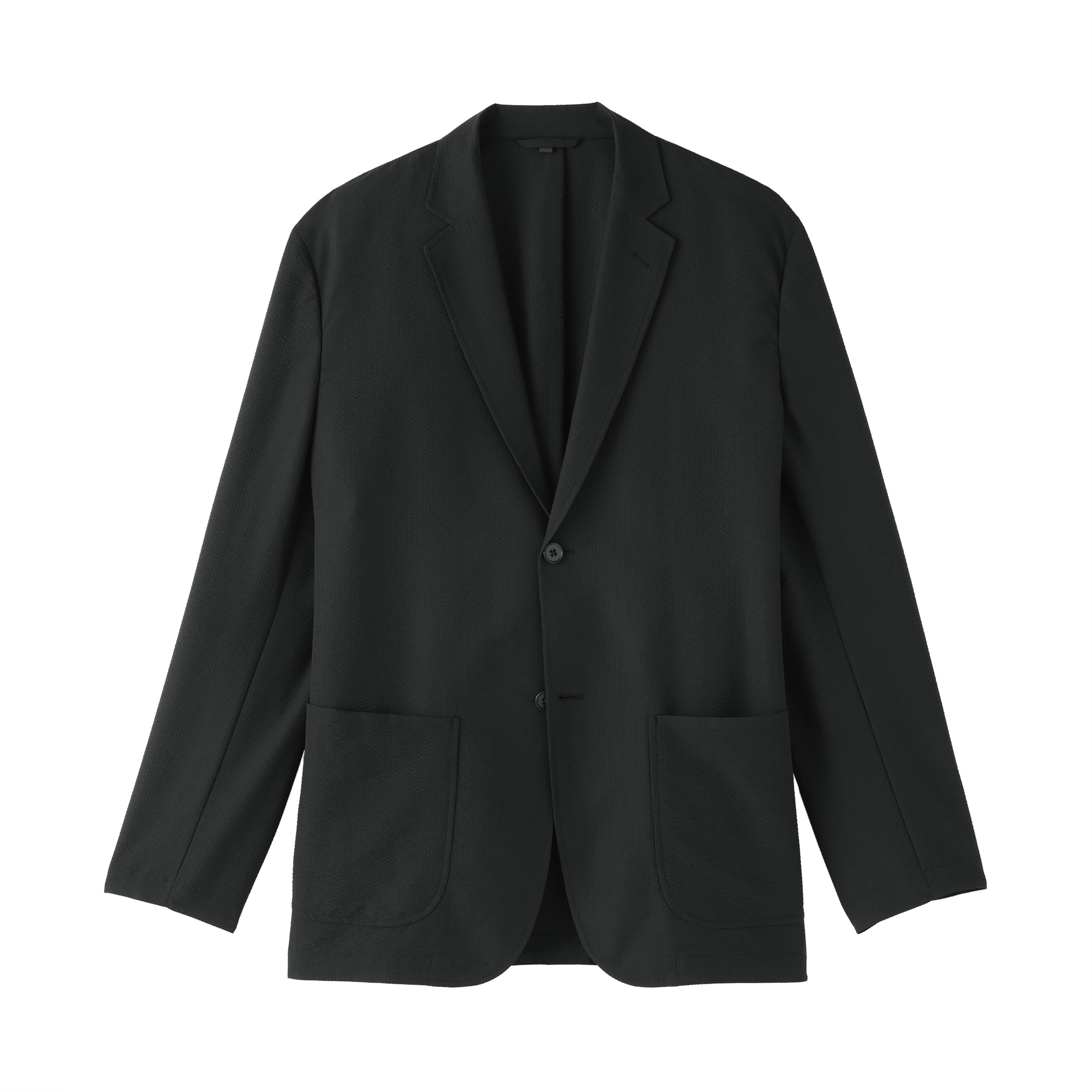 紳士　風を通すストレッチサッカージャケット