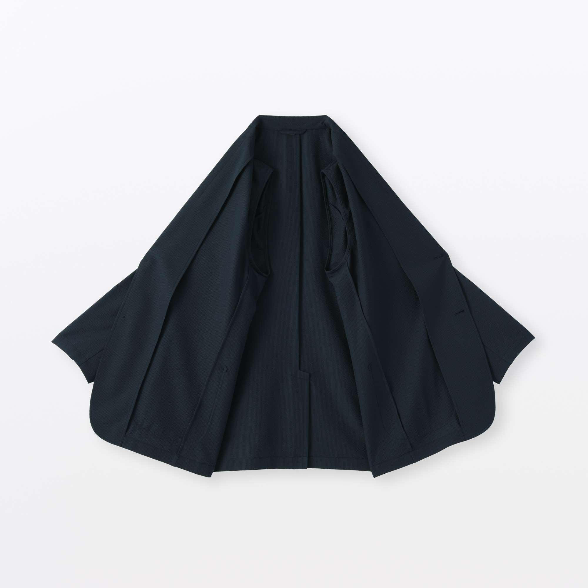 紳士　風を通すストレッチサッカージャケット