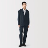 紳士　風を通すストレッチサッカージャケット