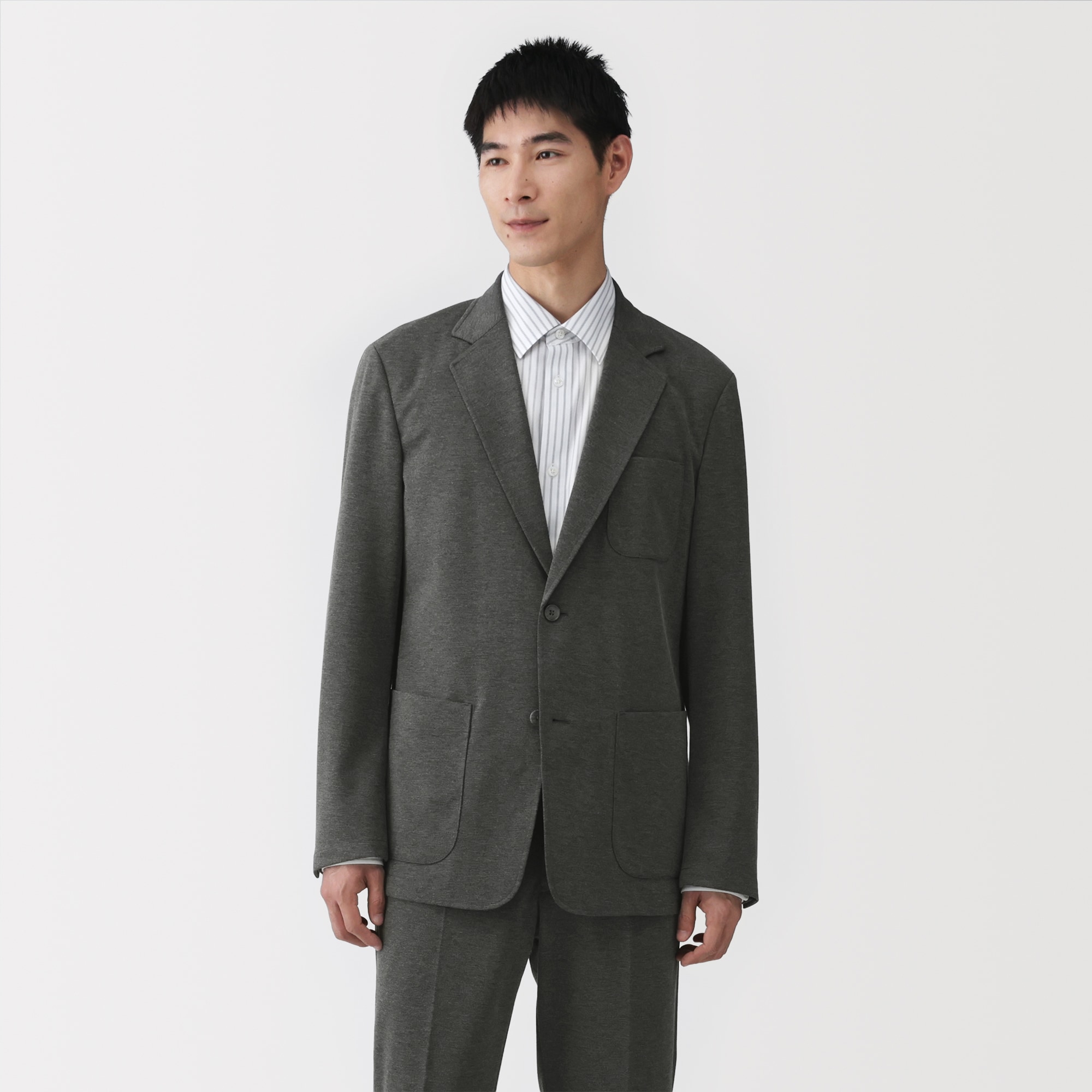 紳士　ストレッチジャージージャケット | 無印良品