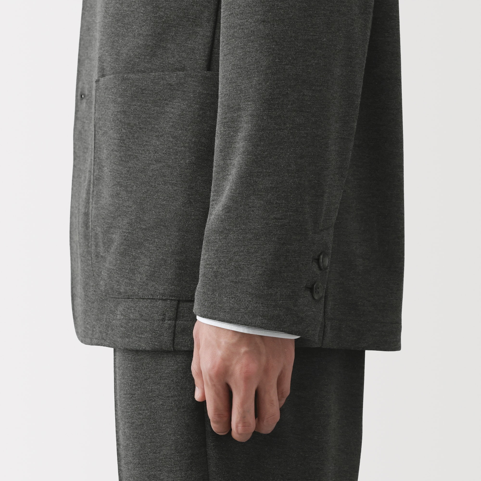 紳士　ストレッチジャージージャケット