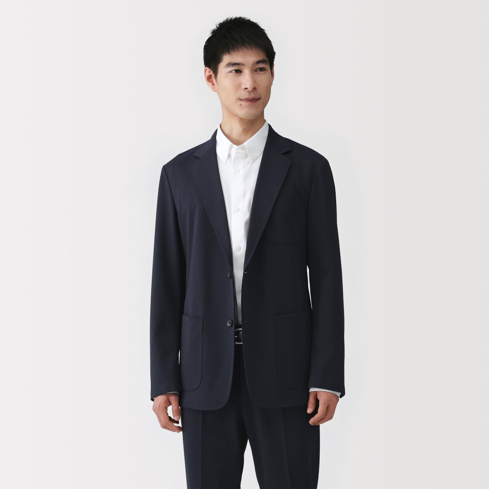 紳士　ストレッチジャージージャケット