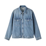 紳士　木の実から作ったカポック混デニム　ブルゾン