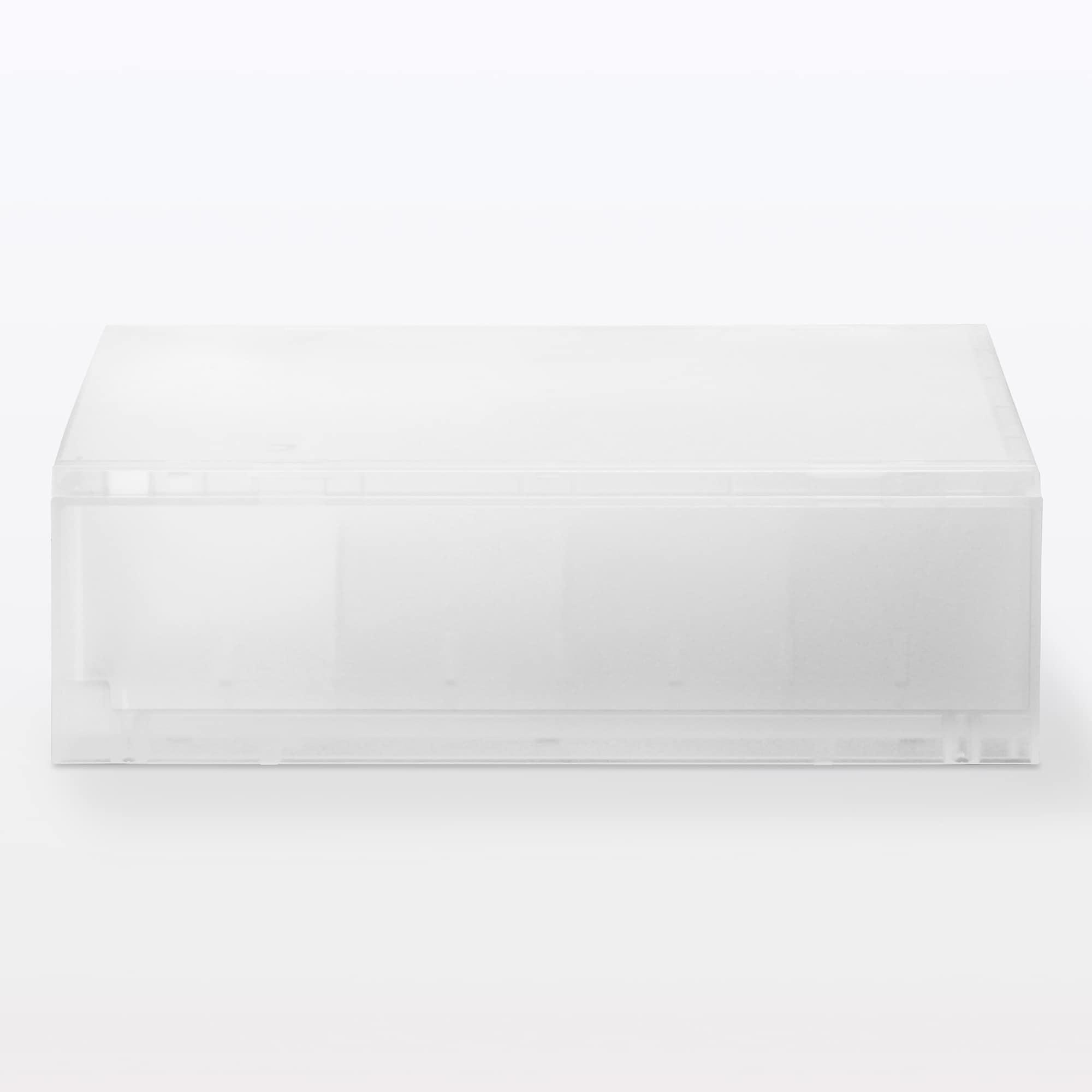 ポリプロピレンケース・引出式・浅型・２個（仕切付）