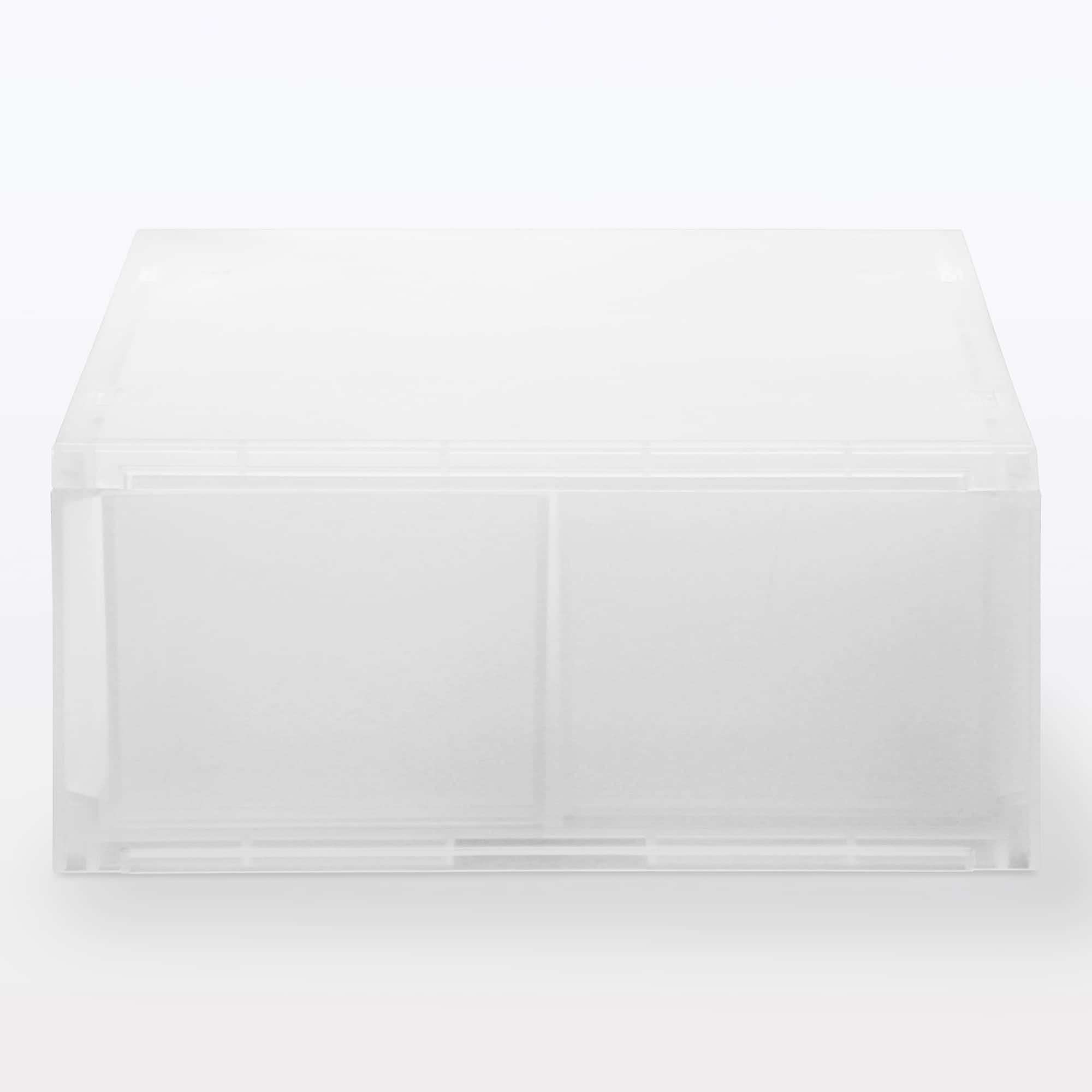 ポリプロピレンケース・引出式・浅型・２個（仕切付）