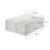 ポリプロピレンケース・引出式・浅型・２個（仕切付）