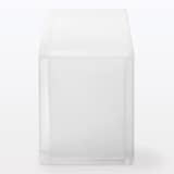 ポリプロピレンケース引出式ハーフ・深型・１個（仕切付）