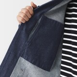 紳士　木の実から作ったカポック混デニム　カバーオール