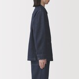 紳士　木の実から作ったカポック混デニム　カバーオール