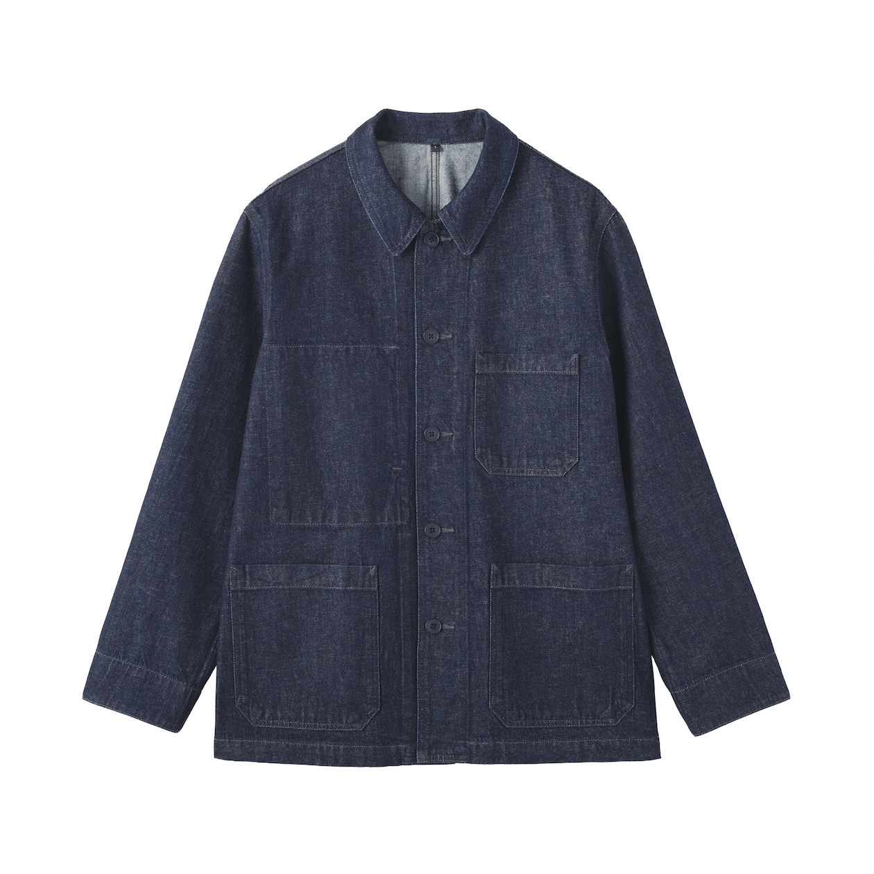 紳士　木の実から作ったカポック混デニム　カバーオール