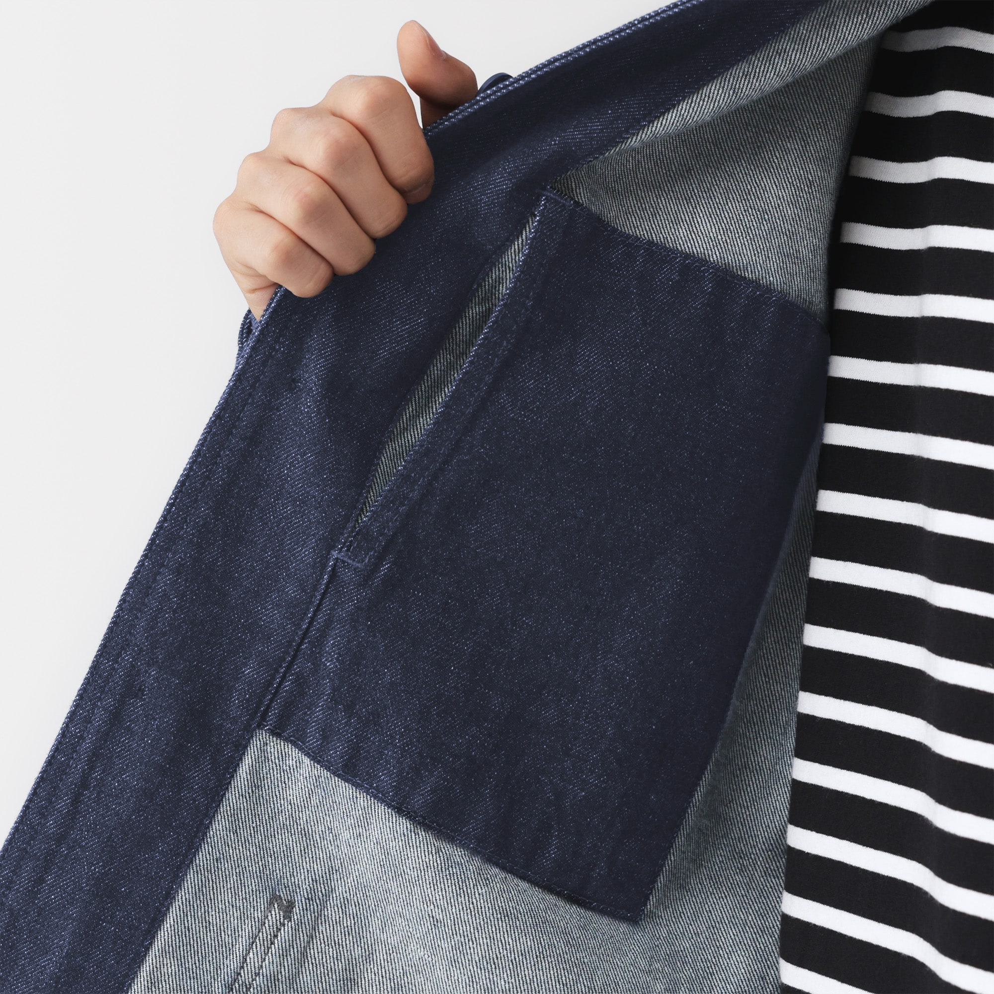 紳士 木の実から作ったカポック混デニム カバーオール | 無印良品