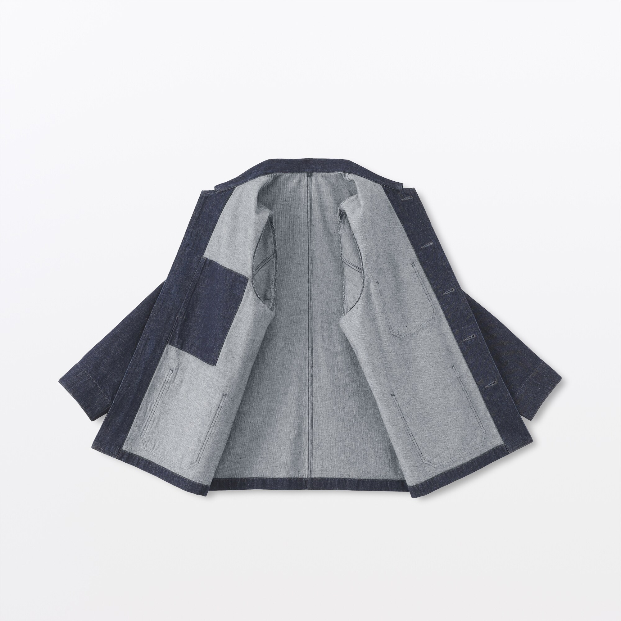 紳士 木の実から作ったカポック混デニム カバーオール | 無印良品