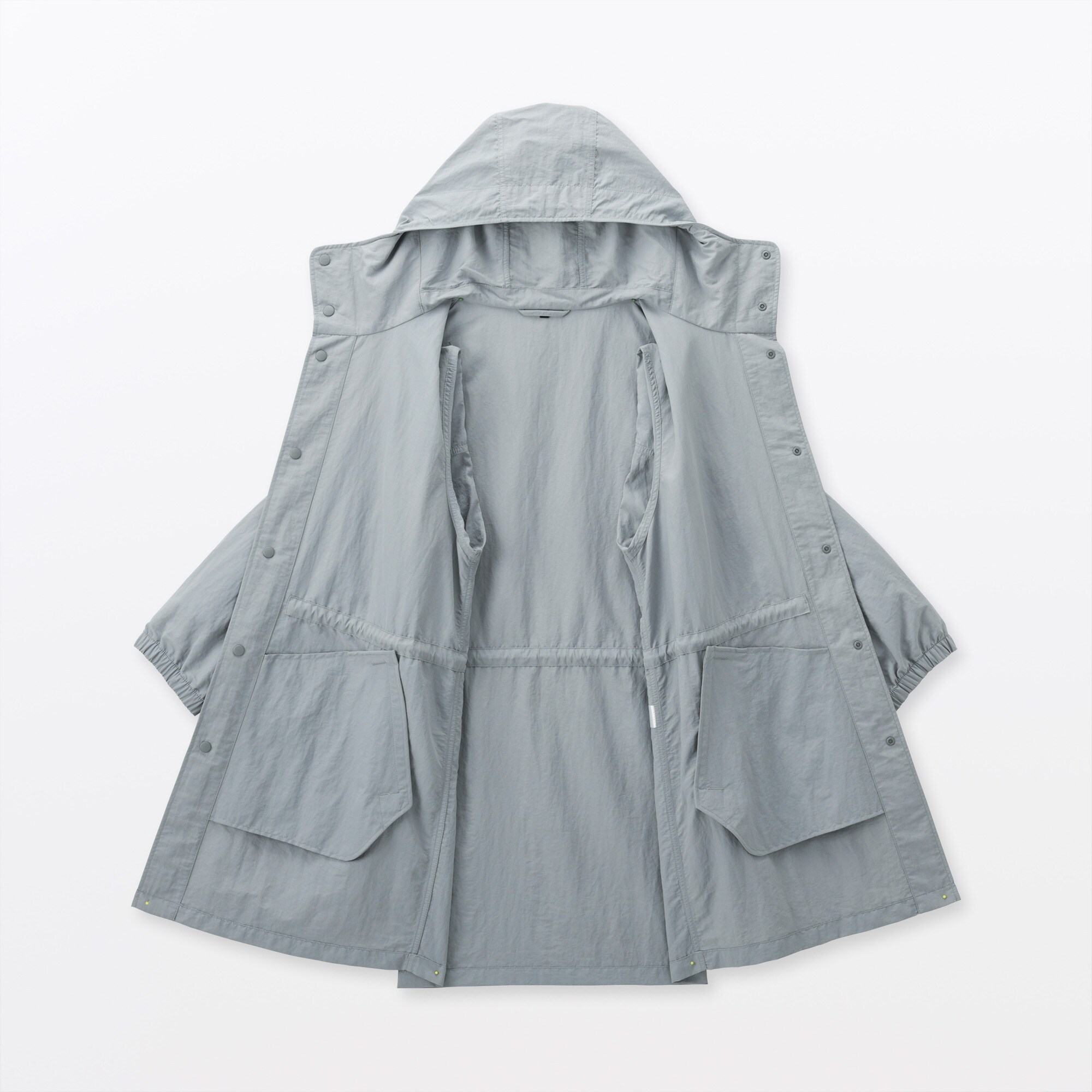 紳士　撥水フード付きコート