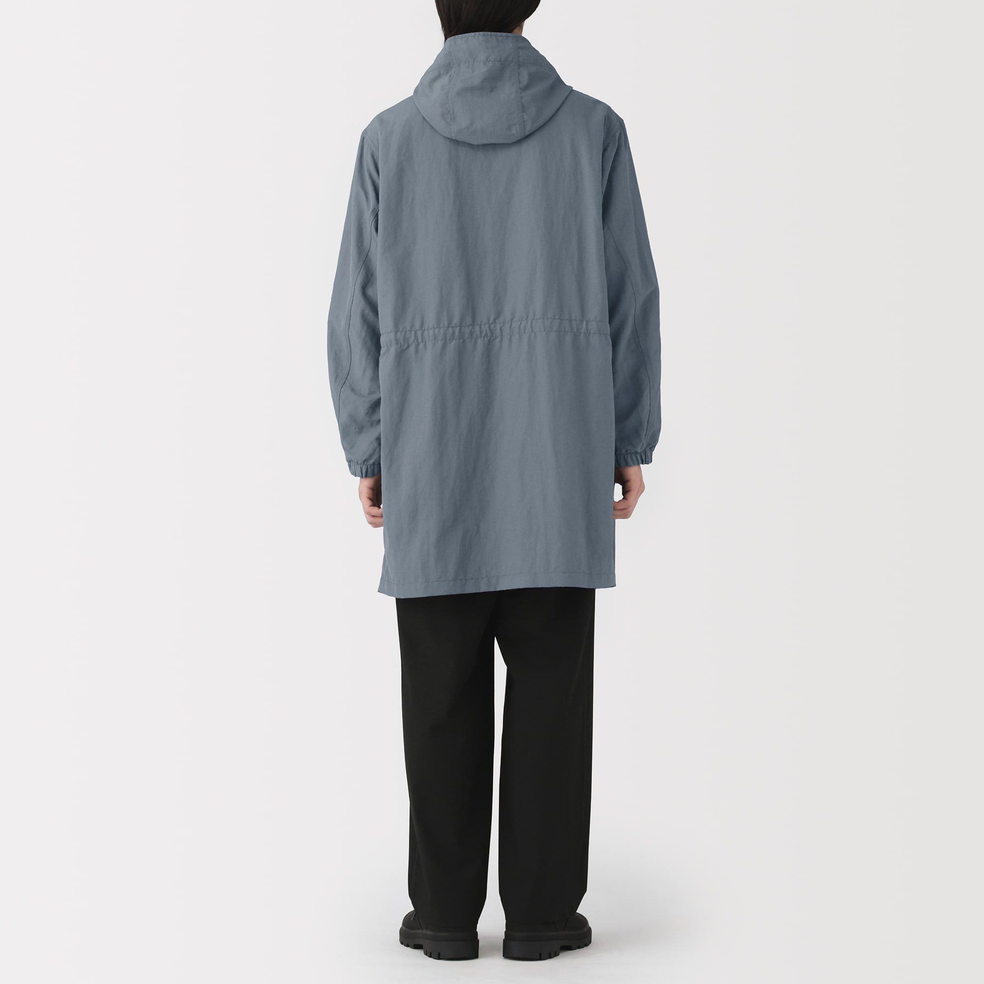 紳士 撥水フード付きコート | 無印良品