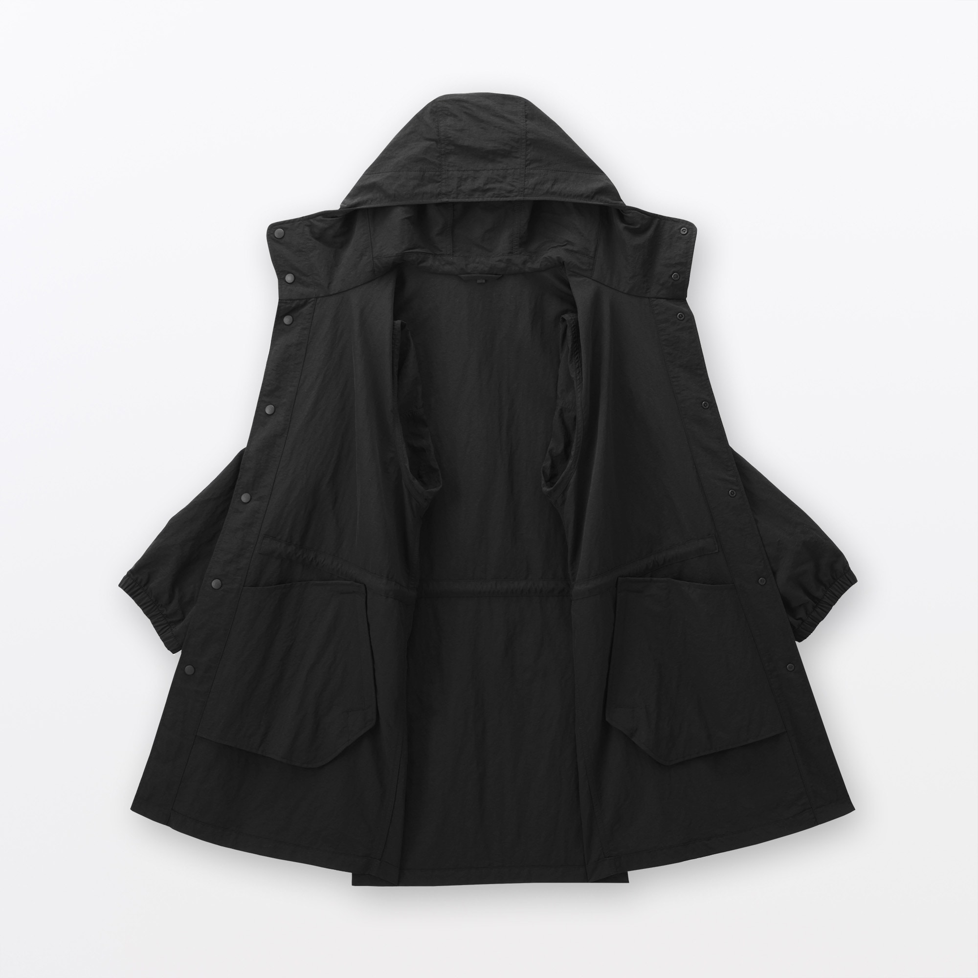 紳士 撥水フード付きコート | 無印良品