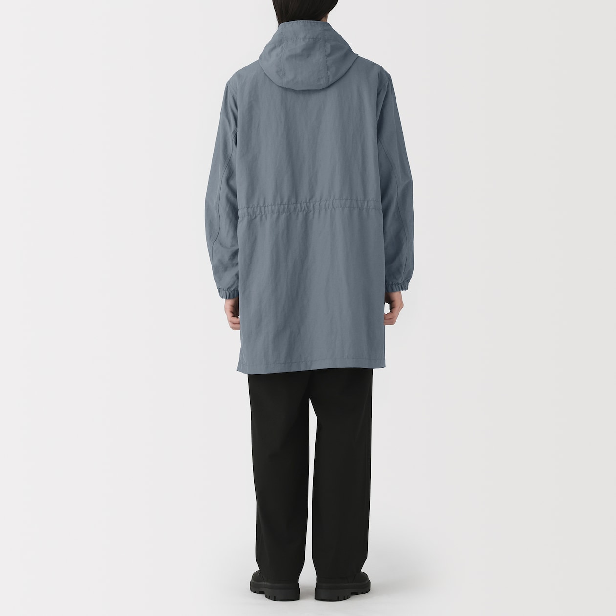 紳士　撥水フード付きコート