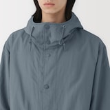 紳士　撥水フード付きコート