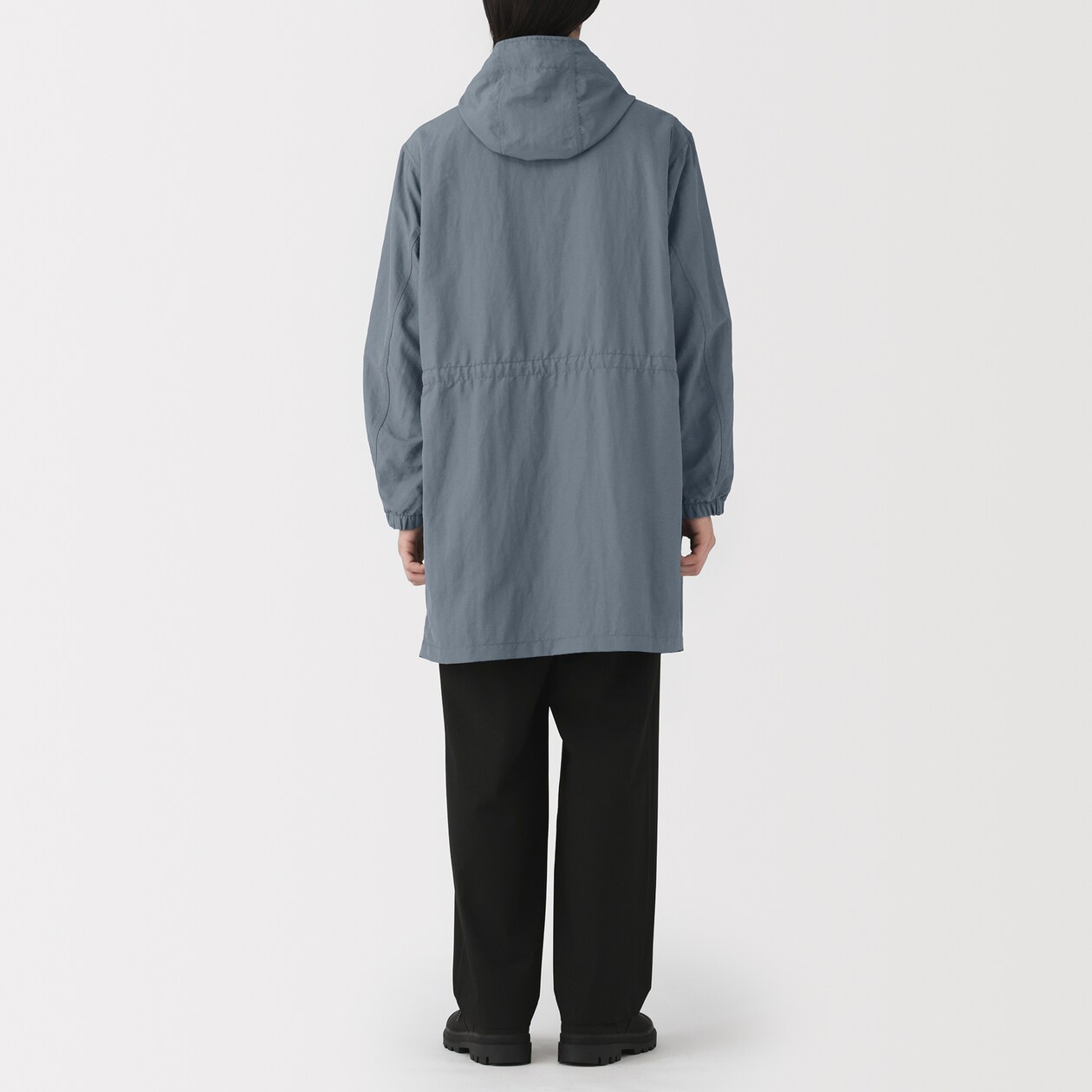 紳士　撥水フード付きコート