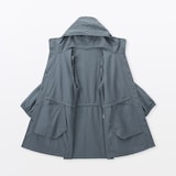 紳士　撥水フード付きコート