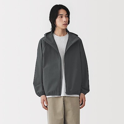 【３月中旬発売予定】紳士　ＵＶカット撥水ジップアップパーカ
