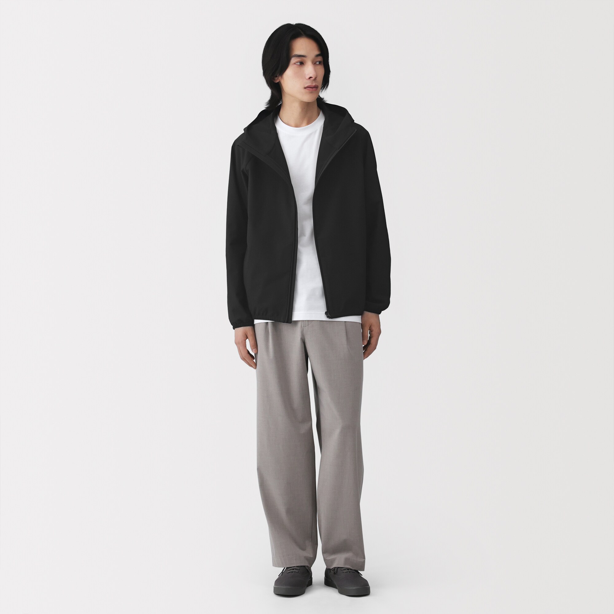 紳士　ＵＶカット撥水ジップアップパーカ