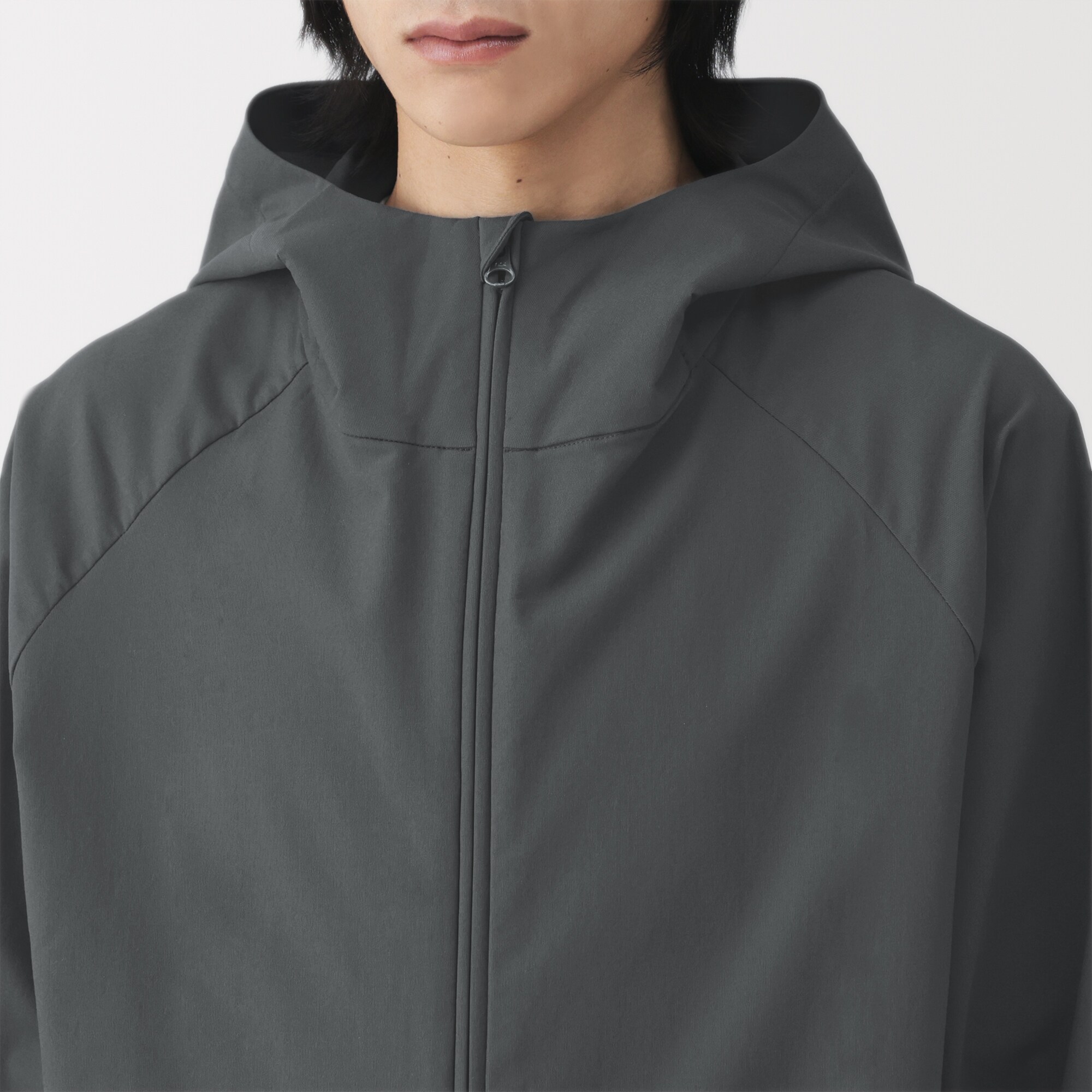 紳士 UVカット撥水ジップアップパーカ | 無印良品