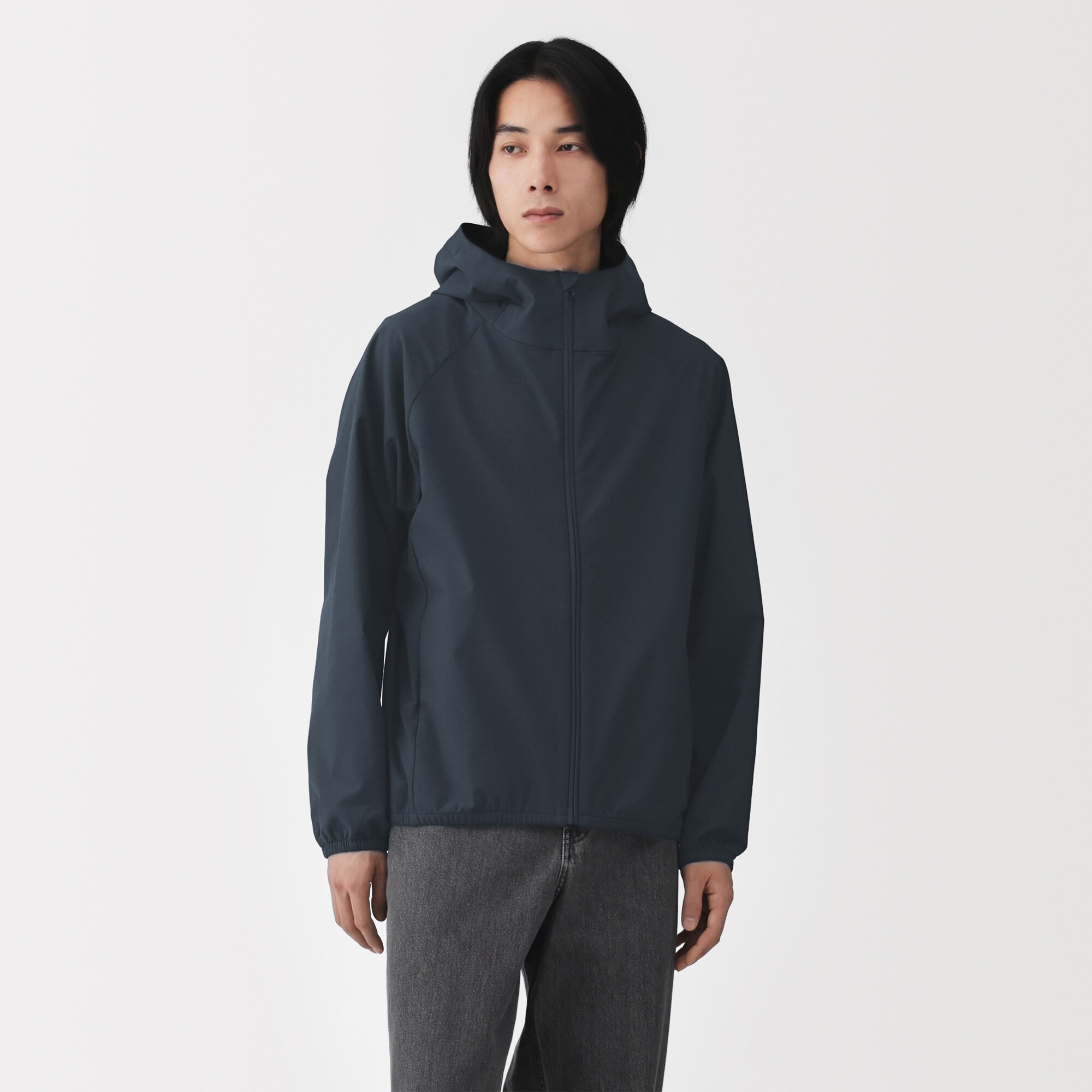 紳士　ＵＶカット撥水ジップアップパーカ