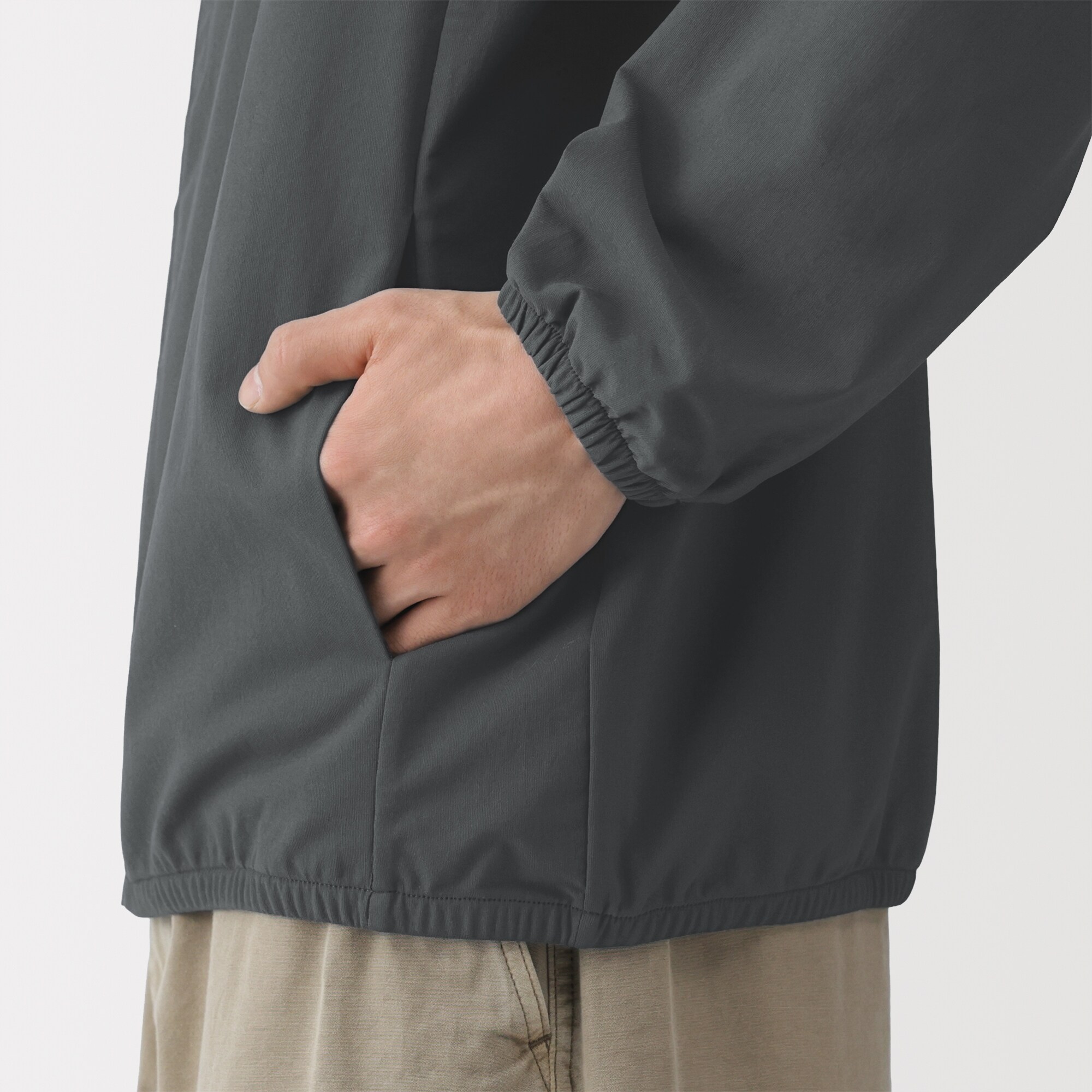 紳士　ＵＶカット撥水ジップアップパーカ