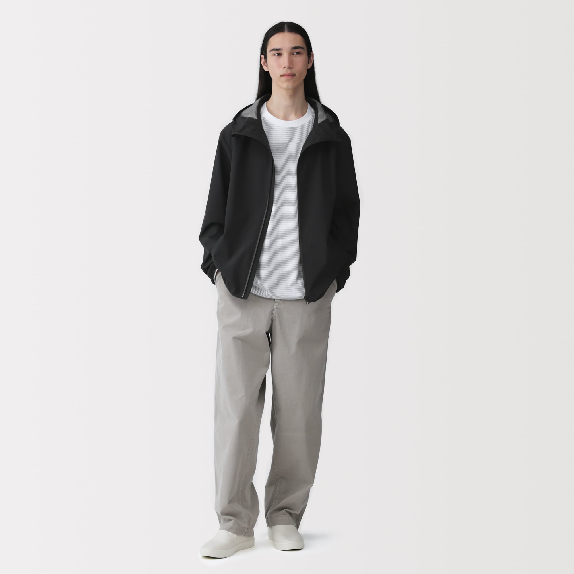 紳士 透湿撥水フードジャケット | 無印良品